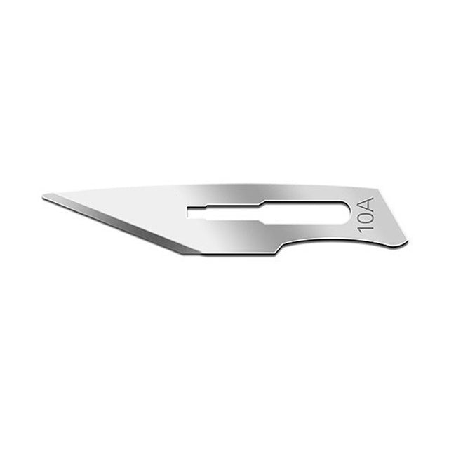 Swann Morton Carbon Steel Blade, Sterile, Size 10A, 100/bx. MPN: 00SM10A
