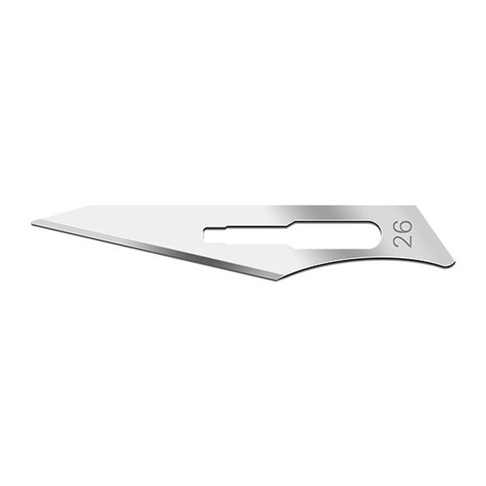 Swann Morton Carbon Steel Blade, Sterile, Size 26, 100/bx. MPN: 00SM26