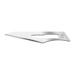Swann Morton Carbon Steel Blade, Sterile, Size 26, 100/bx. MPN: 00SM26