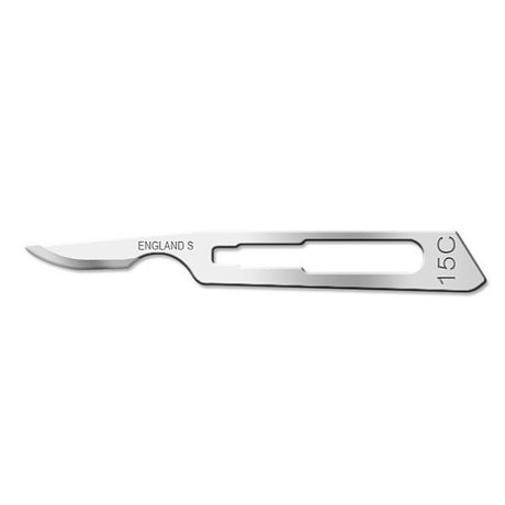 Swann Morton Stainless Steel Blade, Sterile, Size 15C, 100/bx. MPN: 01SM15C