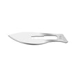 Swann Morton Stainless Steel Blade, Sterile, Size 24, 100/bx. MPN: 01SM24