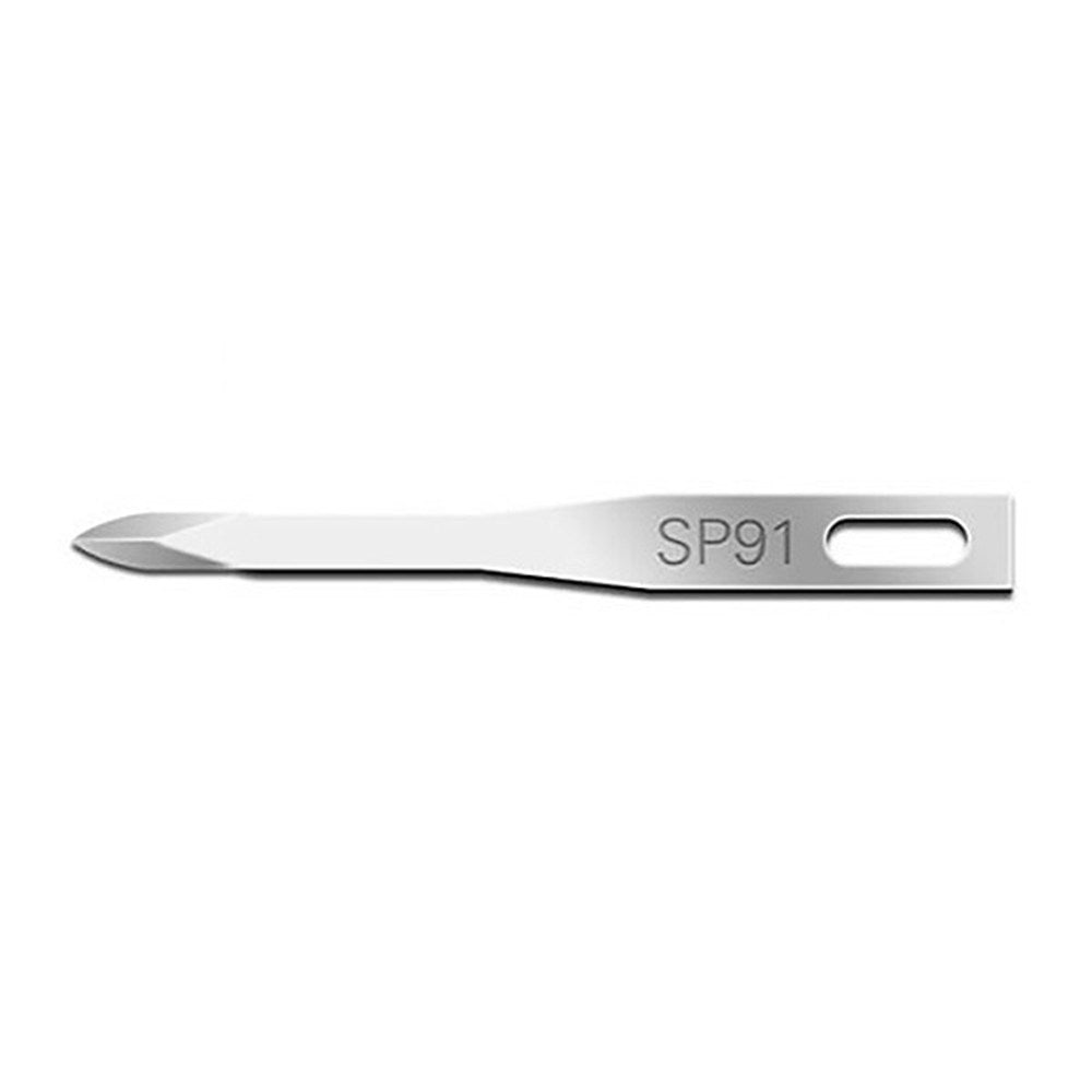 Swann Morton Hair Transplant Miniature Surgical Blade, Sterile, Stainless, Size 91, 25/bx. MPN: 01SP91