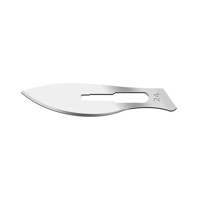 Cincinnati Carbon Steel Blade, Non-Sterile, Size 24, 100/bx. MPN: 0224