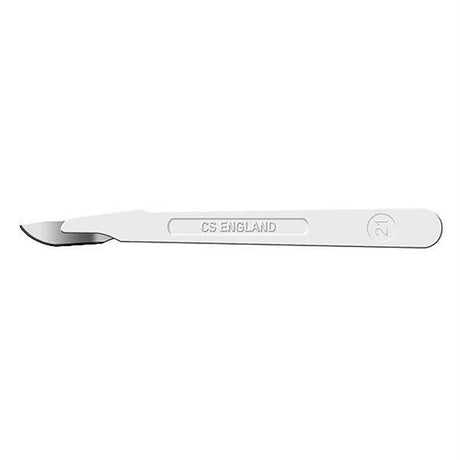 Cincinnati Disposable Scalpel, Stainless, Non-Sterile, Size 21, 100/bx. MPN: 0621