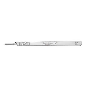 Swann Morton Short Scalpel Handle, Stainless, Size 4. MPN: 074S
