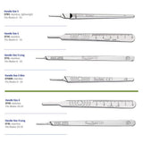Swann Morton Scalpel Lightweight Handle, Stainless, Size 3. MPN: 07B3 - Image 2