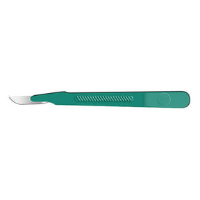 Lance Disposable Scalpel, Stainless, Size 10, Sterile, Green Handle, 10/bx. MPN: 92410