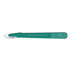 Lance Disposable Scalpel, Stainless, Size 20, Sterile, Green Handle, 10/bx. MPN: 92420