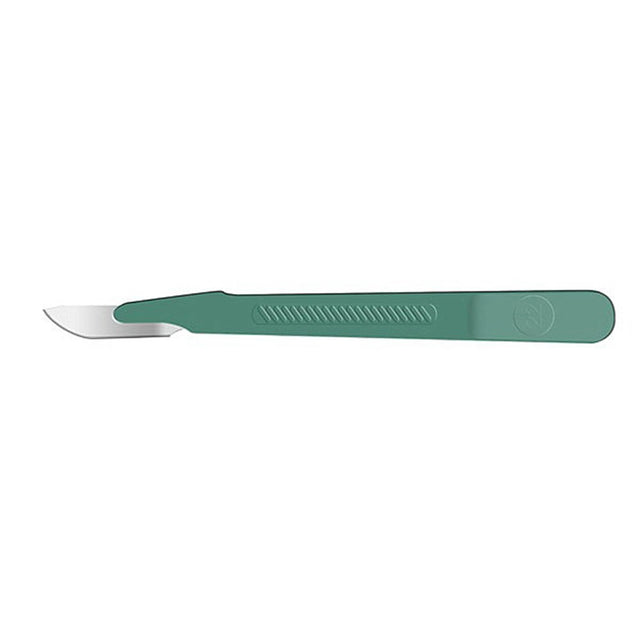 Lance Disposable Scalpel, Stainless, Size 22, Sterile, Green Handle, 10/bx. MPN: 92422