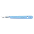 Swann Morton Disposable Scalpel, Stainless, Sterile, Size 15, Blue Handle, 10/bx. MPN: SM0505