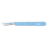 Swann Morton Disposable Scalpel, Stainless, Sterile, Size 20, Blue Handle, 10/bx. MPN: SM0506