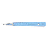 Swann Morton Disposable Scalpel, Stainless, Sterile, Size 15A, Blue Handle, 10/bx. MPN: SM0520