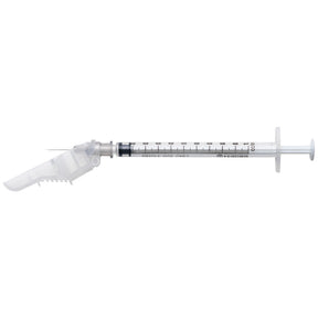 TERUMO SurGuard 3 Hypodermic 1cc Syringe with Safety Needle, 27G x 1/2", 100/bx, 4 bx/cs. MPN: SG3-01T2713