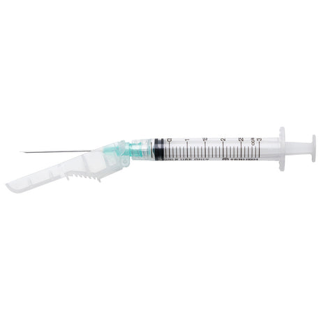 TERUMO SurGuard 3 Hypodermic 3cc Syringe with Safety Needle, 21G x 1", 100/bx, 4 bx/cs. MPN: SG3-03L2125