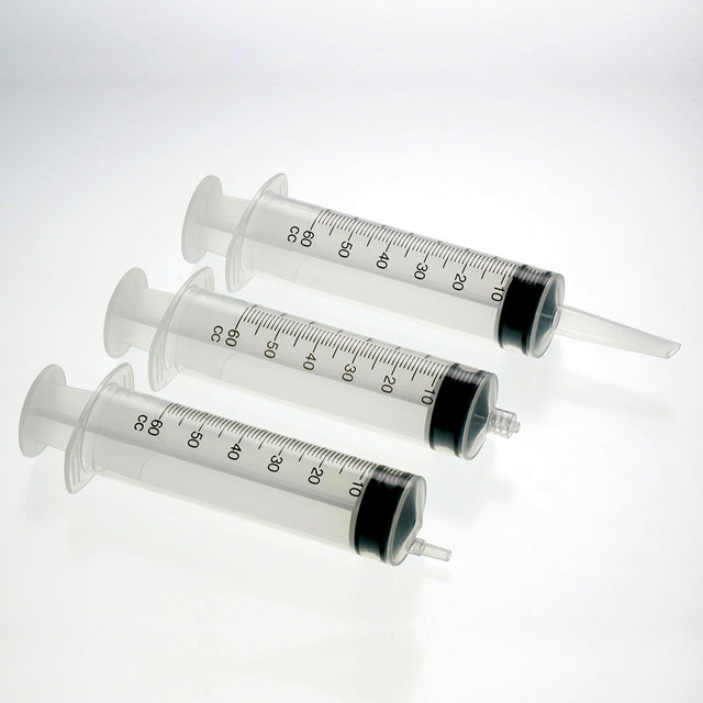 TERUMO Hypodermic Syringe, 60cc, Eccentric Luer Tip, No Needle, 25/bx, 4 bx/cs. MPN: SS-60ES