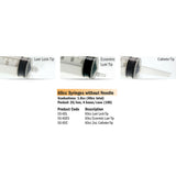 TERUMO Hypodermic Syringe, 60cc, Eccentric Luer Tip, No Needle, 25/bx, 4 bx/cs. MPN: SS-60ES - Image 2