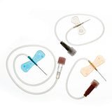 TERUMO SURFLO Winged Infusion Set, 23G x 3/4", 3-1/2" Tubing, 100/bx, 5 bx/cs. MPN: SV23BLSF