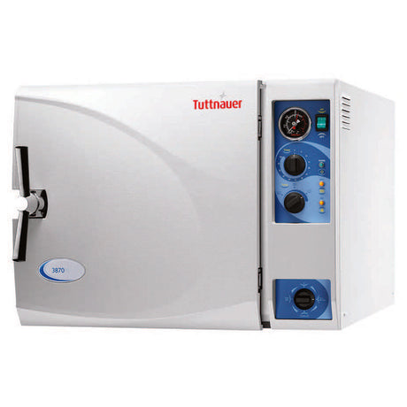 Tuttnauer Manual Autoclave, 15" Diameter x 30" Depth Chamber, 22 Gallons. MPN: 3870M