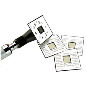Welch Allyn Complete Set of Fixation Cards, for 18200 Retinoscope. MPN: 18250