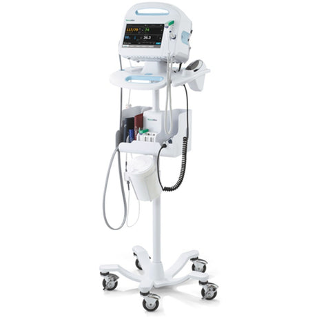 Mobile Stand with Cable Management Storage System, for Welch Allyn CONNEX 6000 Monitor. MPN: 4800-60