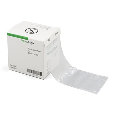 Welch Allyn Disposable Sheaths, for GS 600 & GS 900. MPN: 52630