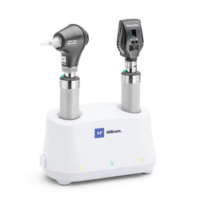 Welch Allyn 3.5V Diagnostic Set: Coaxial LED Ophthalmoscope, MacroView Basic LED Otoscope, Universal Desk Charger, (2) NiCad Handles. MPN: 71-SM2NDX