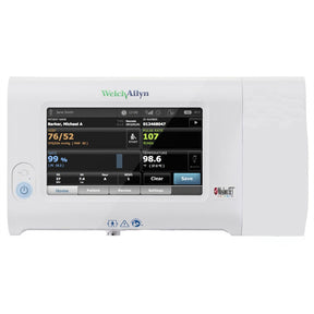 Welch Allyn CONNEX 7400 SPOT Monitor, SureBP NIBP, Nellcor SpO2, Braun Pro6000. MPN: 74CE-B