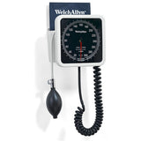Welch Allyn TYCOS 767 Wall Aneroid Sphygmomanometer with One-Piece Adult Cuff. MPN: 7670-01