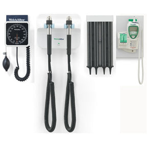 Welch Allyn GS 777 Wall Set, Specula Dispenser, Wall Sphygmomanometer, SureTemp. MPN: 77710-TAKX