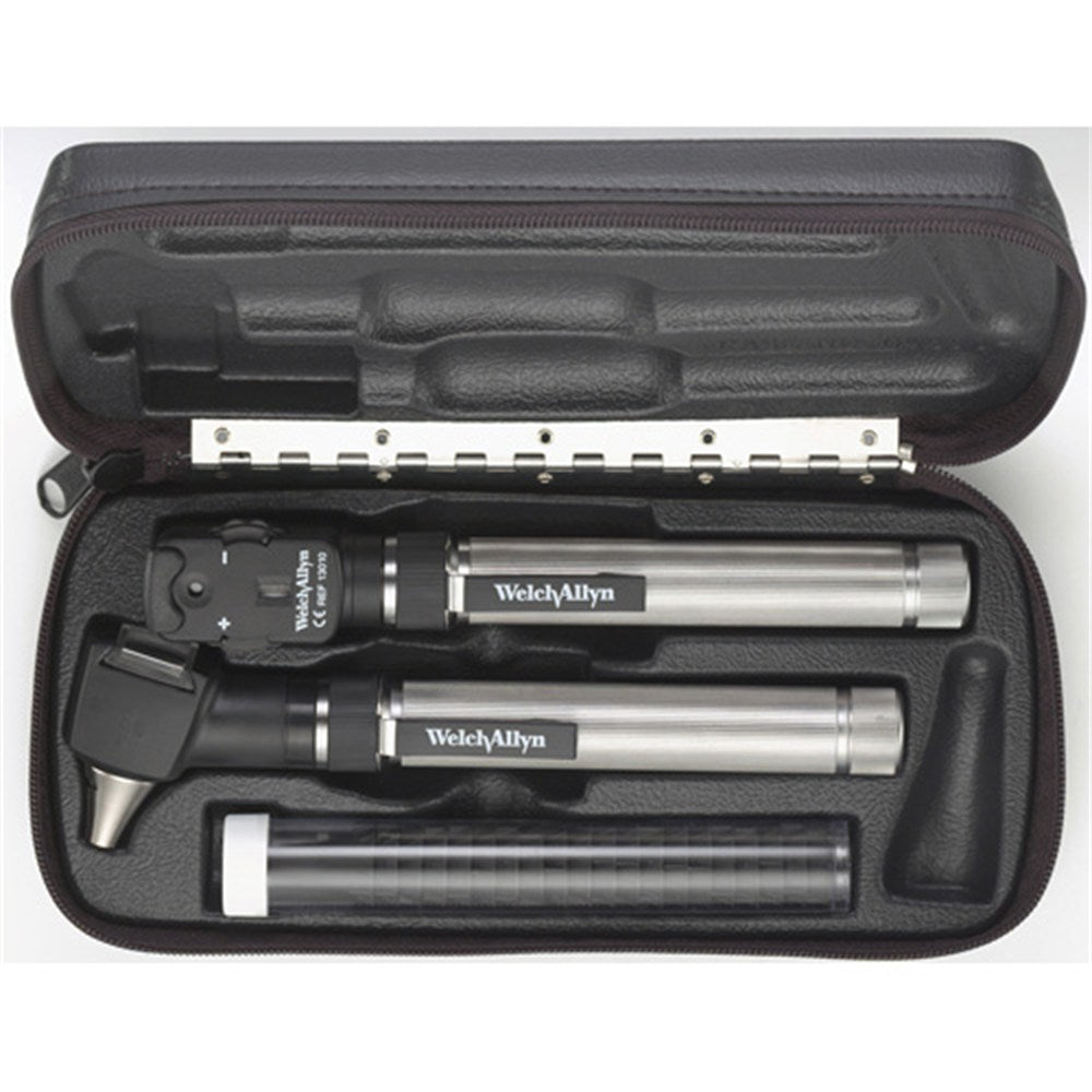 Welch Allyn 2.5v PocketScope Set (Ophthalmoscope & Otoscope), AA Handle & Hard Case. MPN: 92820