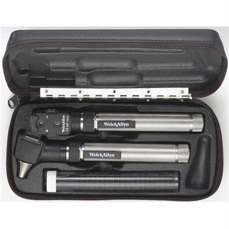 Welch Allyn 2.5v PocketScope Set (Ophthalmoscope & Otoscope), AA Handle & Hard Case. MPN: 92820