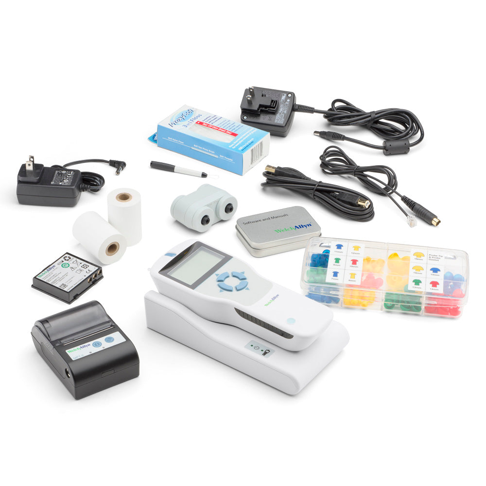 Welch Allyn MicroTymp 4 Portable Tympanometer System with Printer. MPN: 93700 - Image 2