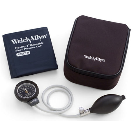 Welch Allyn Platinum Series DS48 Aneroid Gauge DuraShock with Adult Durable Cuff & Case. MPN: DS48-11