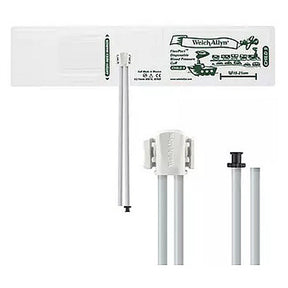 Welch Allyn FlexiPort Disposable Blood Pressure Cuff; Size-09 Child, 2-Tubes , Tri-Purpose Connectors; 20/pack. MPN: SOFT-09-2TP