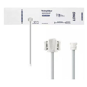 Welch Allyn FlexiPort Disposable Blood Pressure Cuff; Size-11L Adult Long, 1-Tube, Female Locking Connector; 20/pack. MPN: SOFT-11L-1MQ
