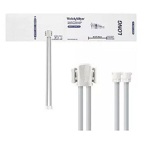 Welch Allyn FlexiPort Disposable Blood Pressure Cuff; Size-11L Adult Long, 2-Tubes, Female Locking Connectors; 20/pack. MPN: SOFT-11L-2MQ