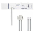 Welch Allyn FlexiPort Disposable Blood Pressure Cuff; Size-11L Adult Long, 2-Tubes, Male Screw Connectors; 20/pack. MPN: SOFT-11L-2SC