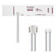 Welch Allyn FlexiPort Disposable Blood Pressure Cuff; Size-12L Large Adult Long, 2-Tubes, Male Screw Connectors; 20/pack. MPN: SOFT-12L-2SC