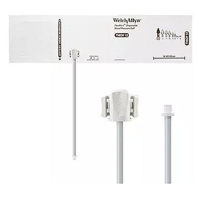 Welch Allyn FlexiPort Disposable Blood Pressure Cuff; Size-13 Thigh, 1-Tube, Male Screw Connector; 20/pack. MPN: SOFT-13-1SC