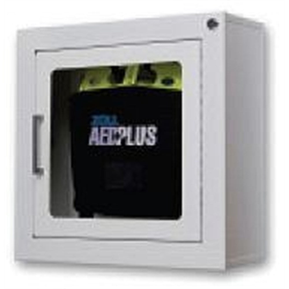 ZOLL Wall Cabinet with alarm, Metal for AED Plus Defibrillator. MPN: 8000-0855