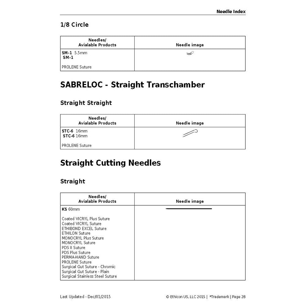 Ethicon PROLENE Polypropylene Suture, Size: 5-0, Needle: SM-1, SM-1, BLUE, 12/bx. MPN: 7740G - Needle