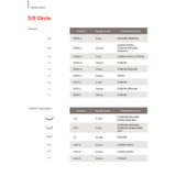 Ethicon ETHILON Nylon Suture, Size: 11-0, Needle: BV50-3, BLACK, 12/bx. MPN: 2881G - Needle