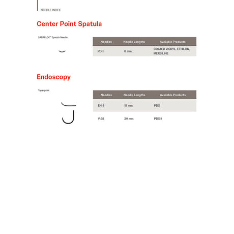 Ethicon PDS II Suture, Size: 0, Needle: V-38, V-38, VIOLET, 12/bx. MPN: Z00JG - Needle