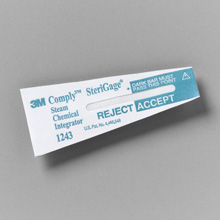 3M COMPLY (STERIGAGE) Integrator For Steam, 2" x ¾", Moving Front, 500/pack, 2 pack/case. MFID: 1243A