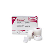 3M TRANSPORE Transparent Surgical Tape, Single Use, 2" x 1½ yds, 50 rl/box, 5 box/case. MFID: 1527S-2