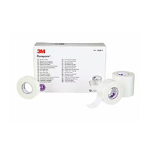 3M DURAPORE Surgical Tape, Single Use, 2" x 1½ yds, 50 rl/box, 5 box/case. MFID: 1538S-2