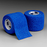 3M COBAN Self-Adherent Wrap, 1" x 5 yds, Blue, 30/case. MFID: 1581B