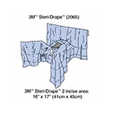 3M STERI-DRAPE Abdominal Perineal Drape with Incise Film, 160", Lithotomy Position. MFID: 2065 (USA ONLY)