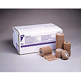 3M COBAN Self-Adherent Wrap, 4" x 5 yds, Latex Free (LF), Tan, Sterile, 18/case. MFID: 2084S (USA ONLY)
