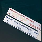 3M COMPLY THERMLOG Steam Chemical Integrator, 4" x 3/4", 250/pk, 8 pk/cs. MFID: 2134MM (USA ONLY)
